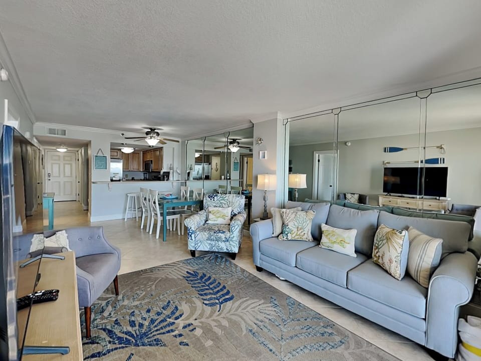 Living Area - Queen Sleeper Sofa