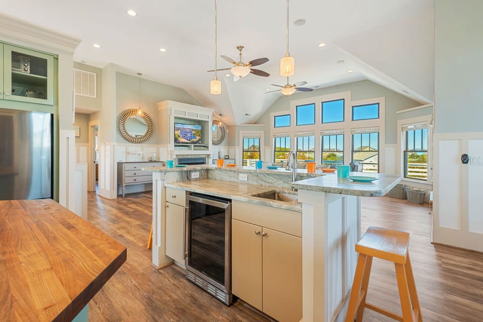 Surf or Sound Realty - 948 - Shooting Shark - Kitchen -4
