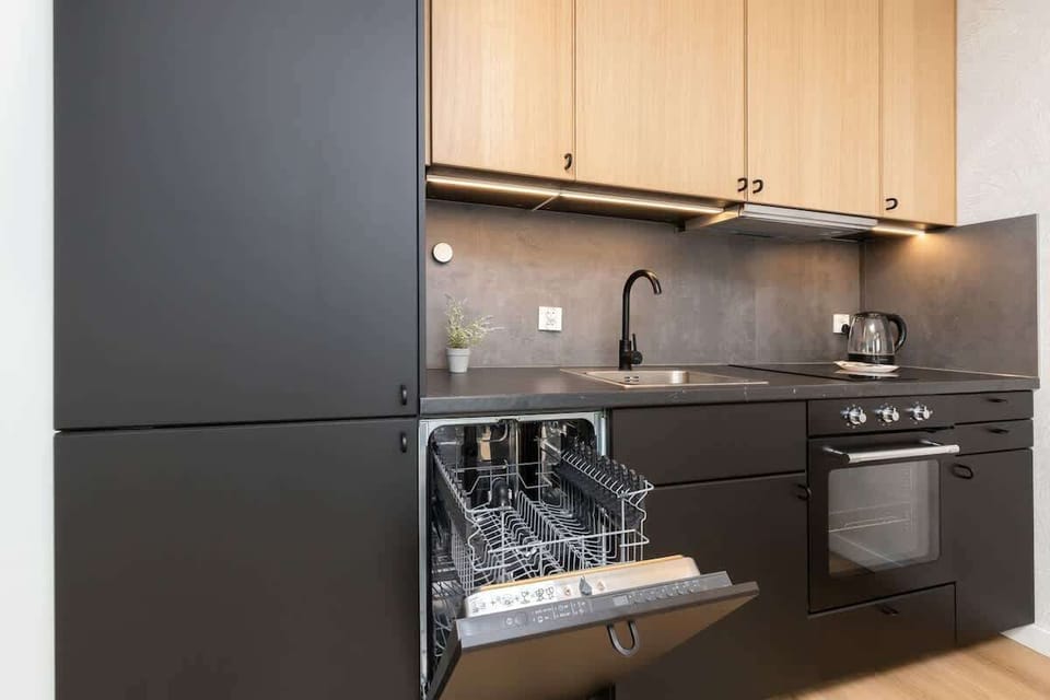 The dishwasher that ensures easy cleanup after meals.