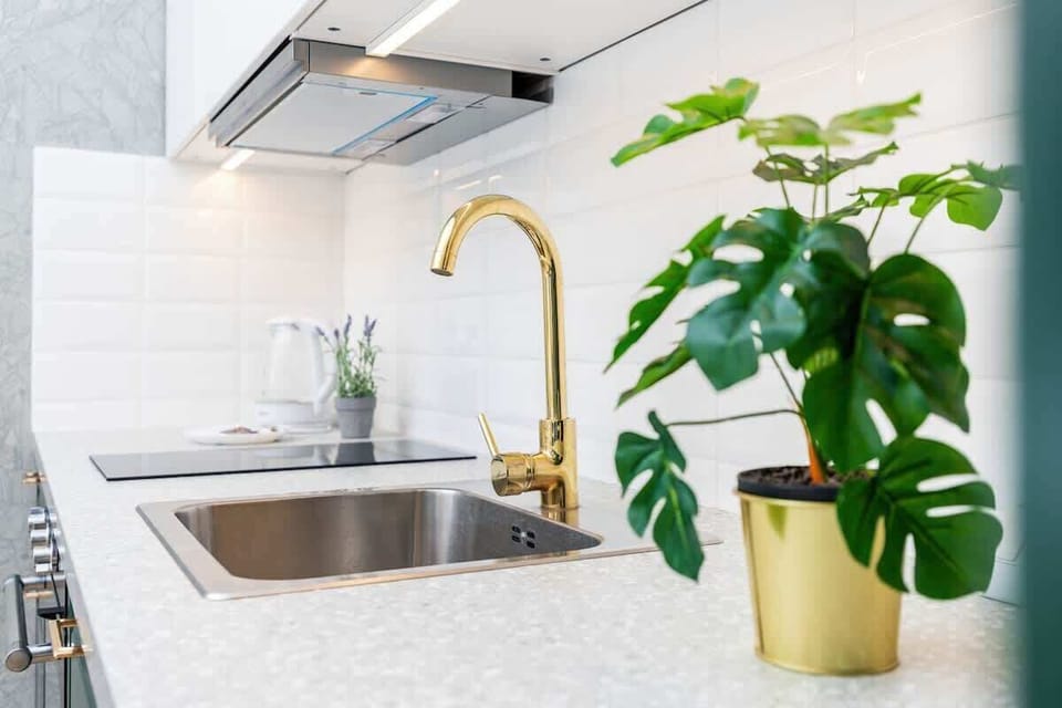 Decorative details in the kitchenette, which take care of the pleasant atmosphere.