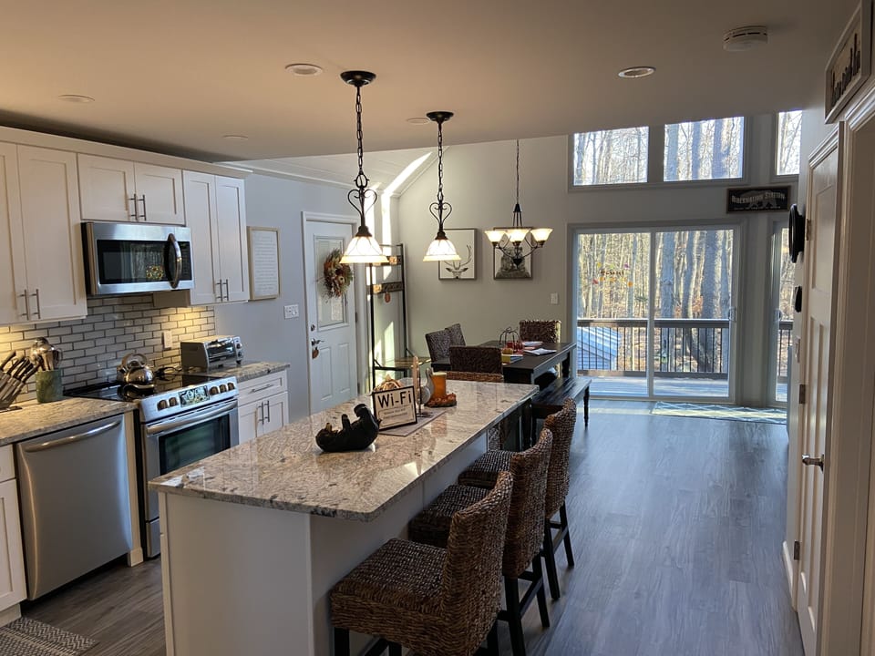 Modern fully equipped kitchen