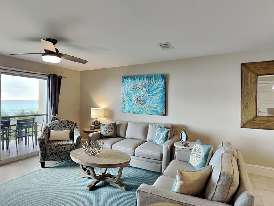 Living Area - Queen Sleeper Sofa