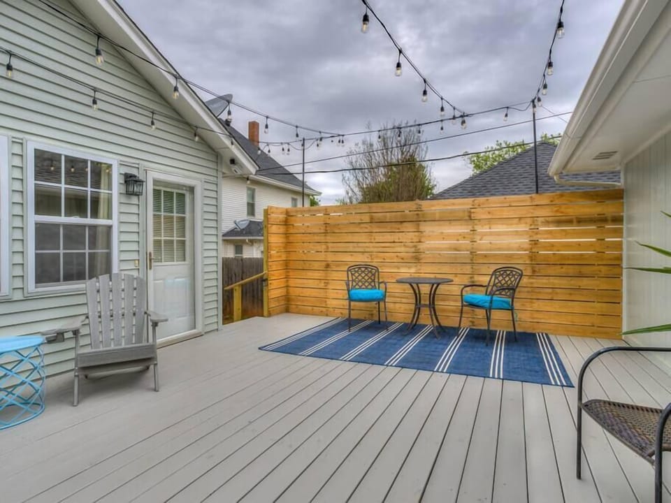Enjoy a quiet and relaxing evening on our private patio
