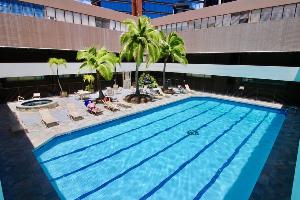 Pool in building