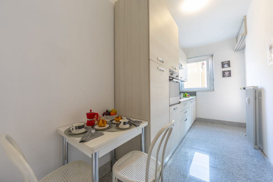 Kitchen and dining area