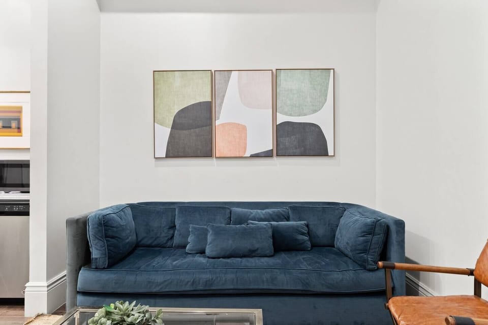 Beautifully decorated living room space perfect for lounging with your family