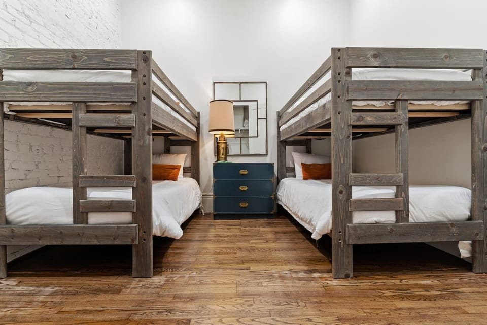 Bedroom 1 Four twin Bunk beds perfect for groups or families! 