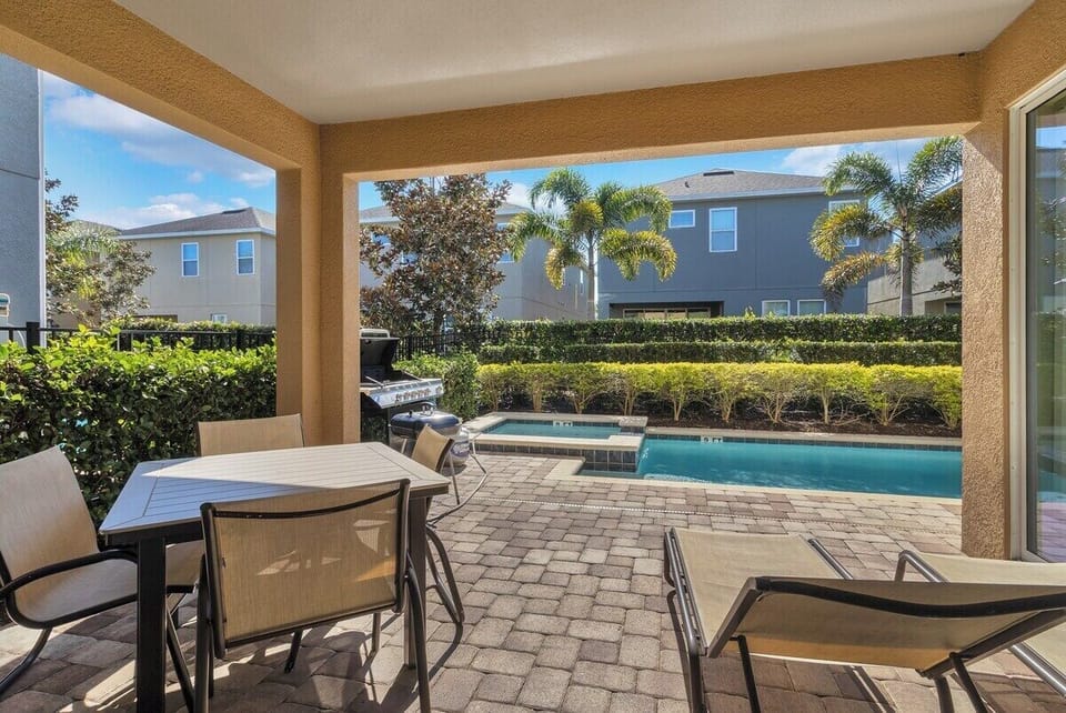 Back Porch/pool we offer a charcoal grill free the propane can be outsourced