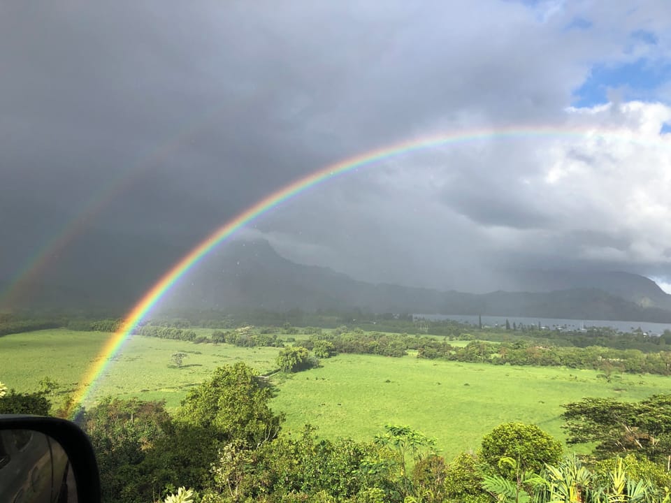 Hanalei Bay Lookout.
