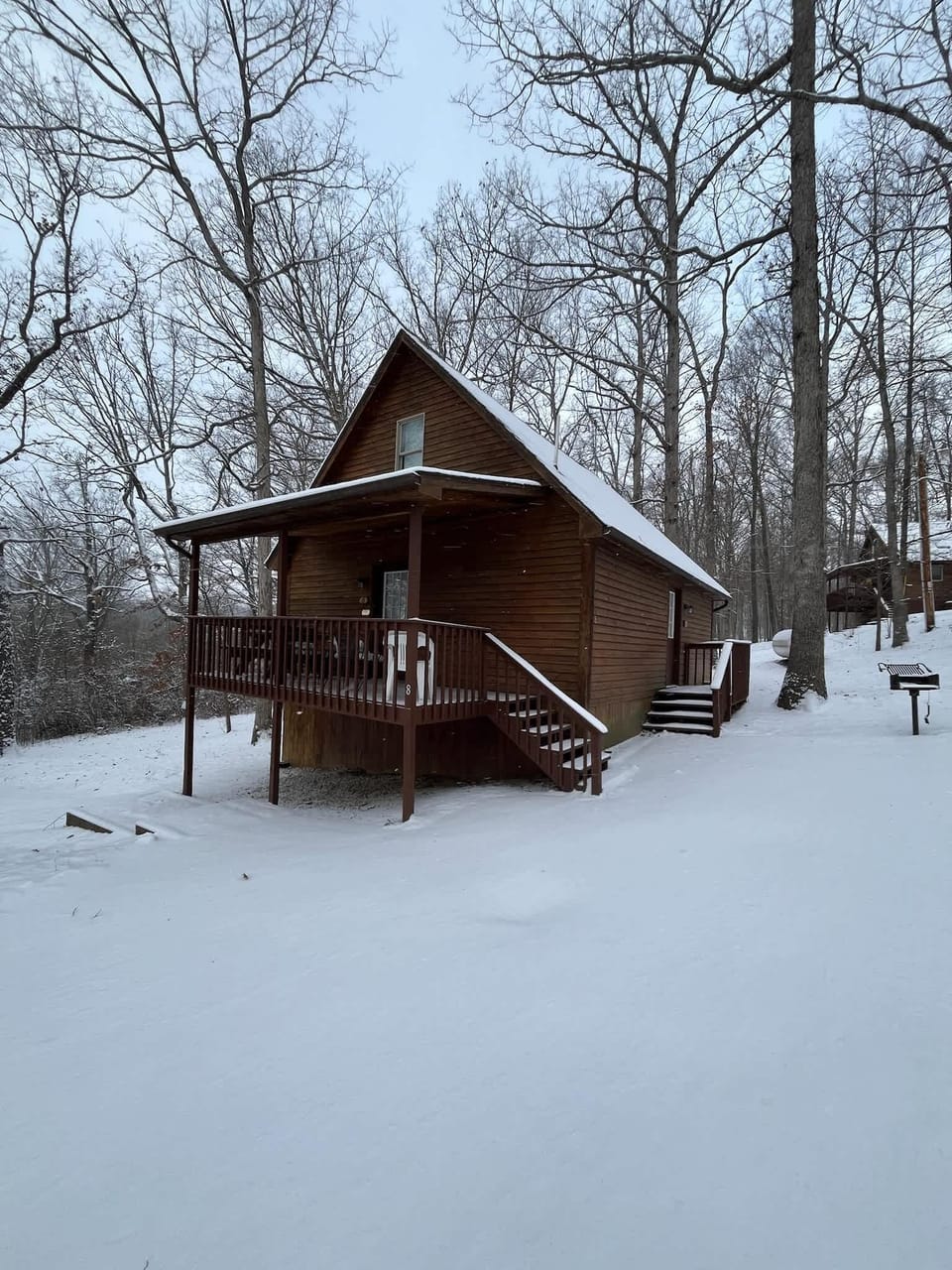 Exterior in the snow
