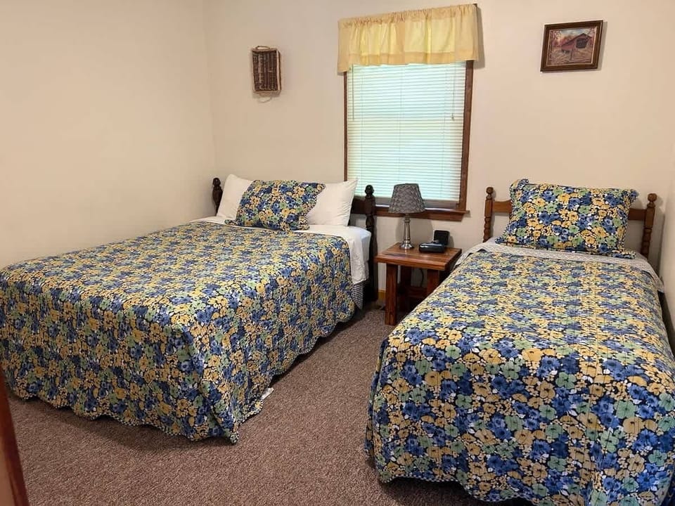 Queen and Twin Bed in Bedroom 2