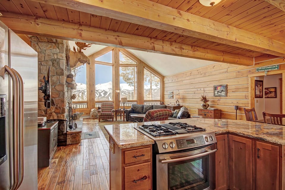 Kitchen opens to great room