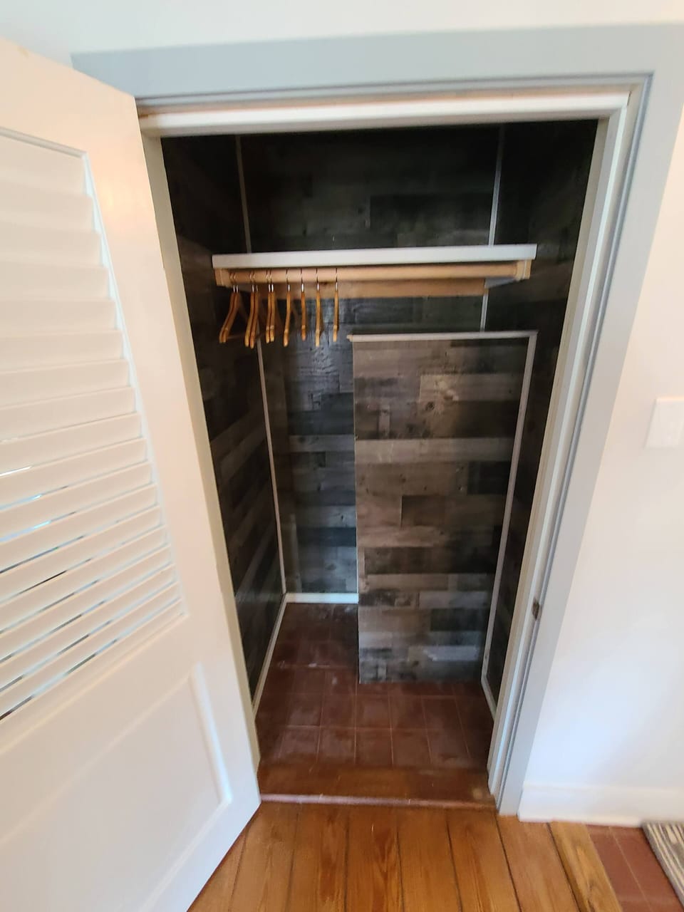 First floor coat closet