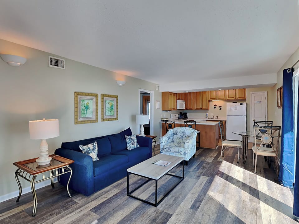 Living Area - Queen Sleeper Sofa