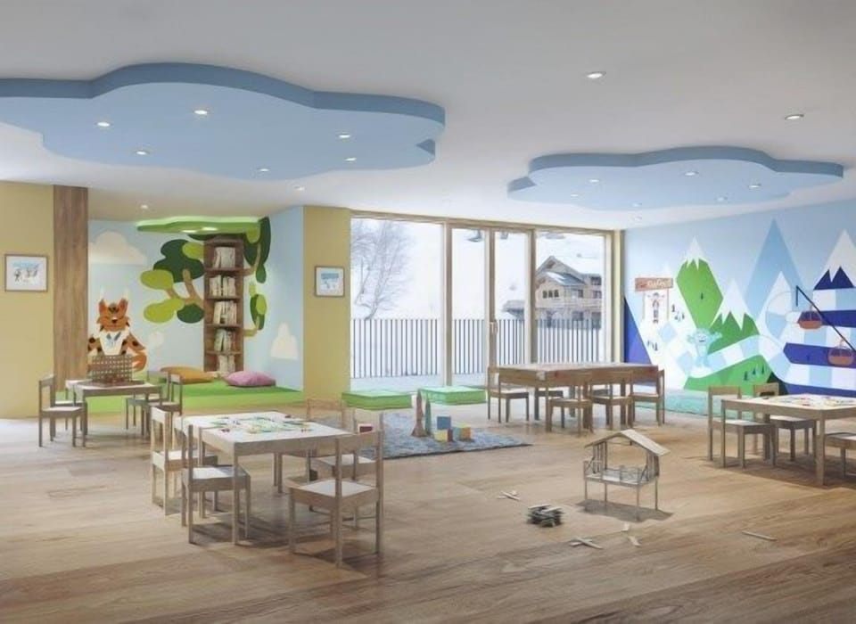 If the kids have had enough of the pool, take them to the play area.