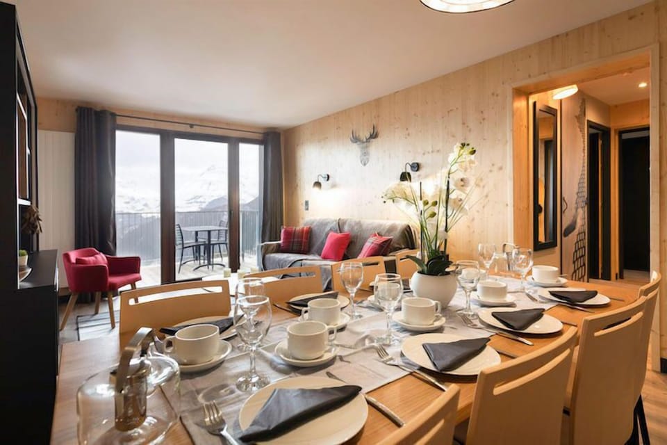 Share meals and laughs at the dining table.