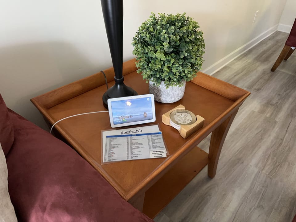 Google hub controls thermostat,  view, lock and unlock the front door and more