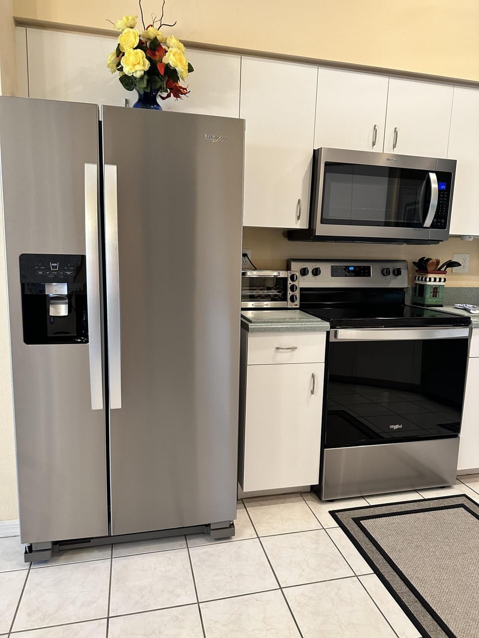Kitchen with new appliances