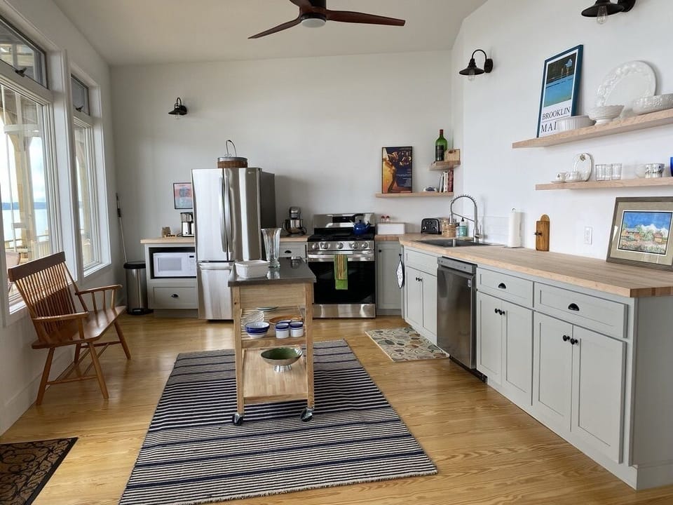 Spacious kitchen for family cooking