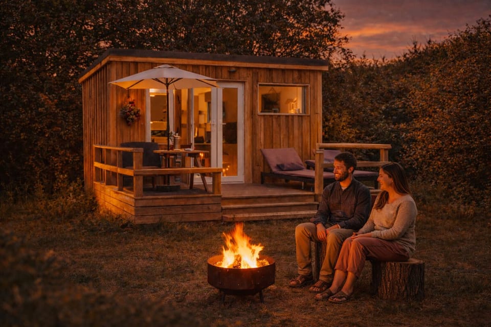 Evenings by the firepit – perfect for relaxing under the stars