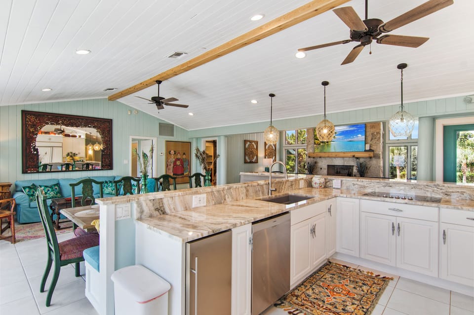 Open Concept Oceanfront Living Spaces at Sea Turtle Resort.