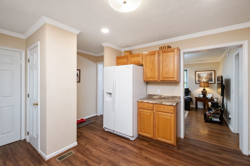 Fully stocked kitchen