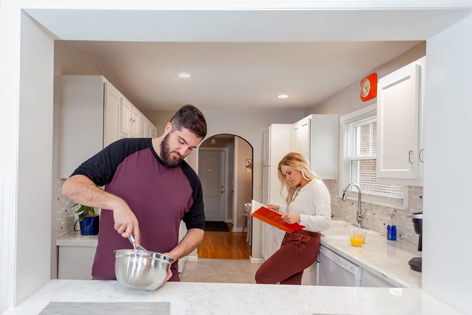 All you need is a vintage cook book and some ingrediants to bake some lasting memories in this Bowling Green, Ohio vacation home! Whether you are making breakfast or baking a special treat of cookies, this Bowling Green, Ohio kitchen is prepared.