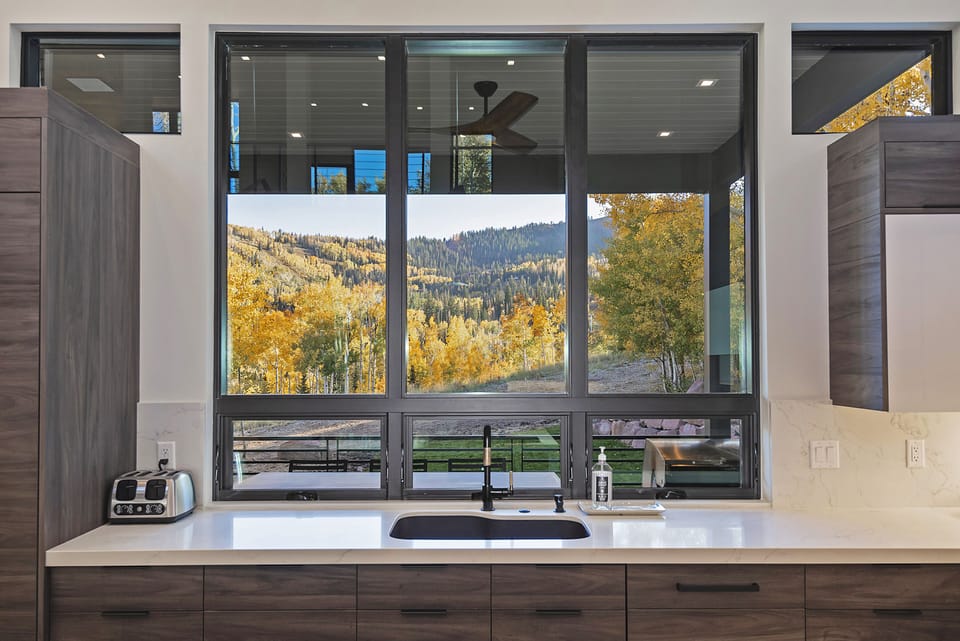 Kitchen Sink with Southern Canyon Views
