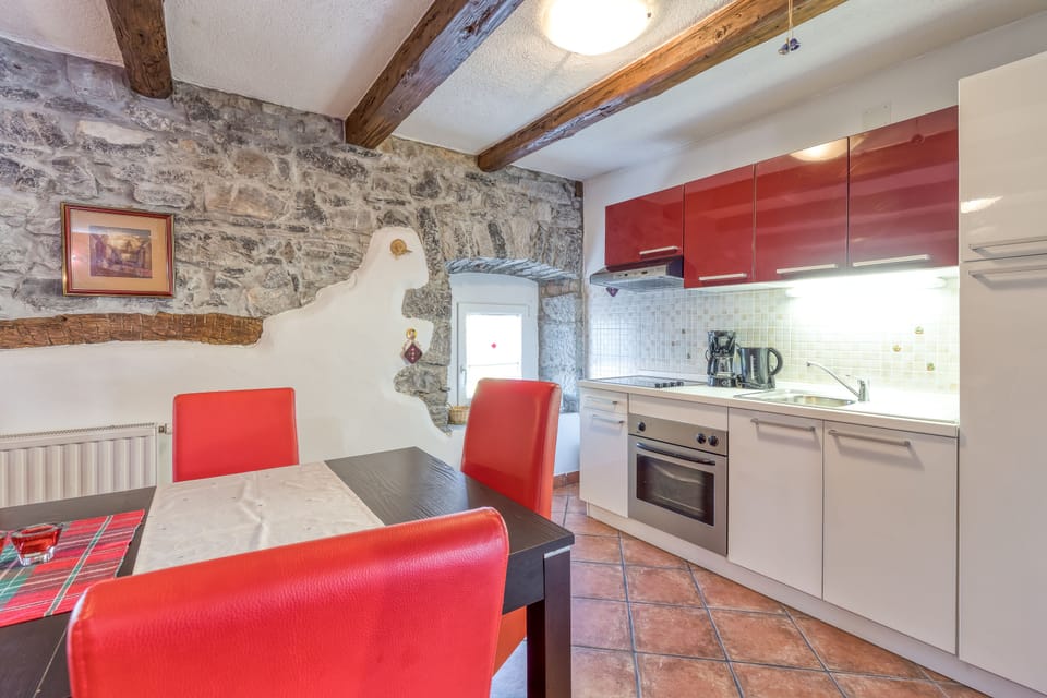 Kitchen and dining area