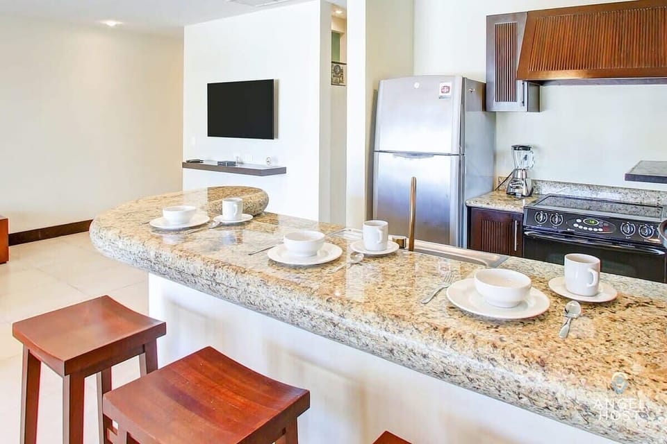Fully-equipped kitchen for preparing meals at home!