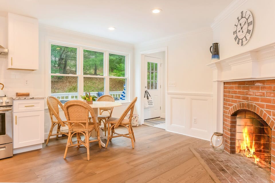 Kitchenette in the kitchen with fireplace ( not for guest use)