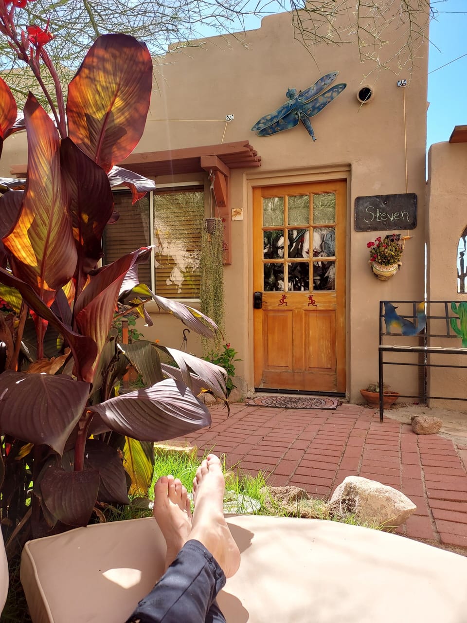 Dragonfly  Casita Entrance