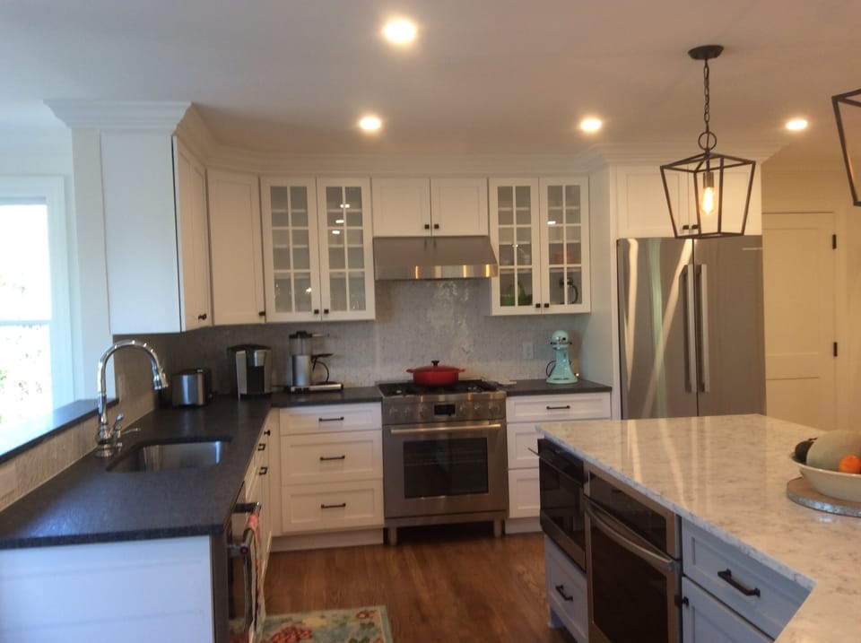 Kitchen view; double ovens for the chef!