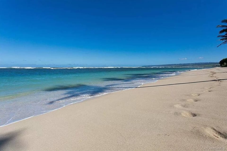 Beach across the street
