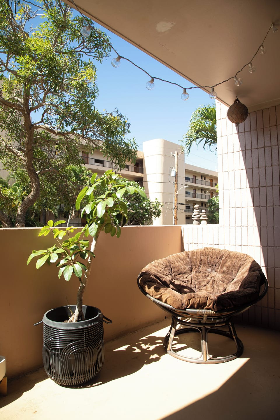 Spacious private lanai