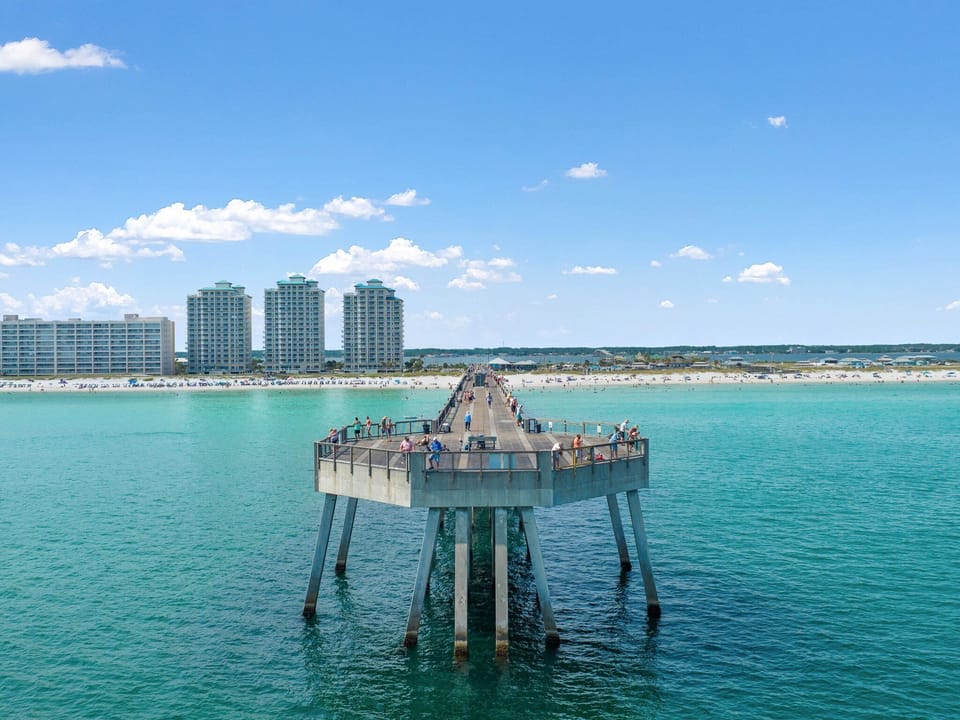 Longest pier in the Gulf of Mexico. Fishing, walking or wildlife watching.