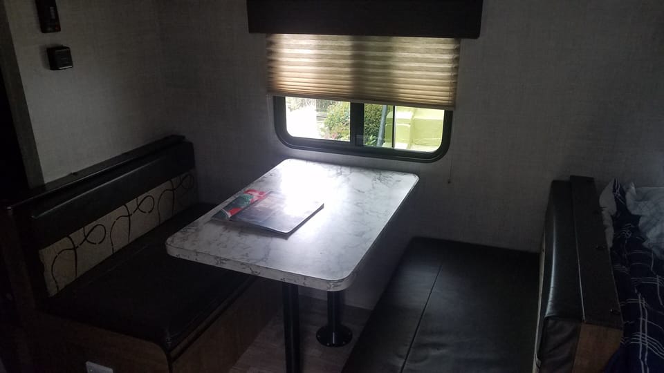 Dinette, converts to full size sleeper