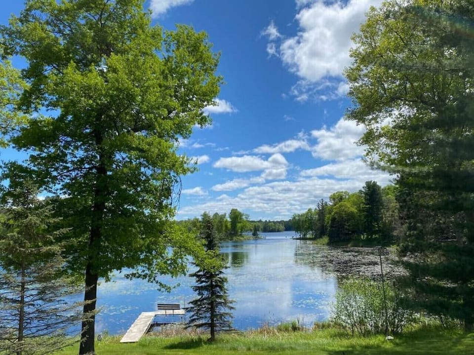 Waterfront trail offering direct access to the private shoreline.