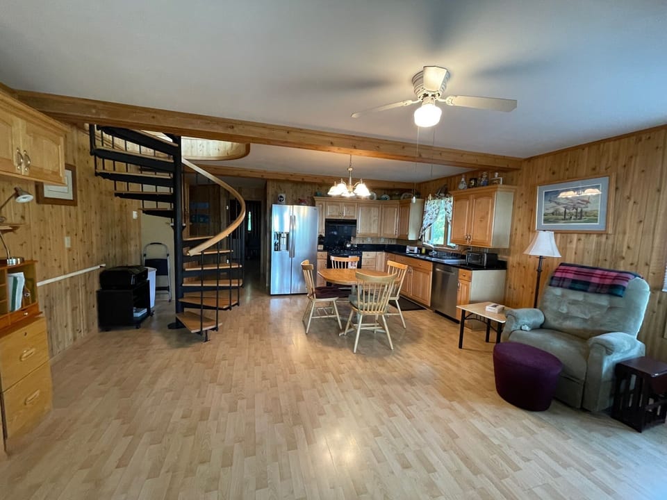 Downstairs Kitchen and Living Room area
