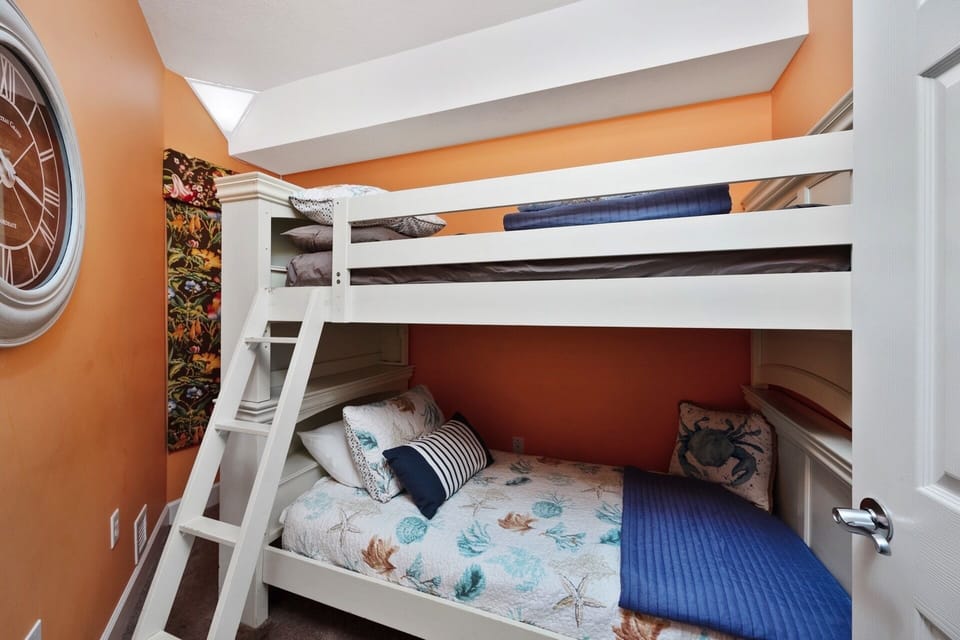 Twin bunk room.  