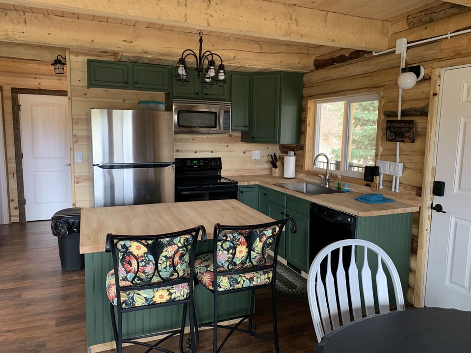 Kitchen with island
