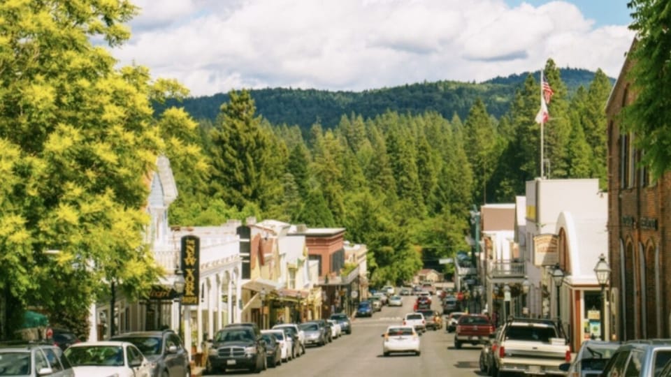 Downtown Nevada City.  Great food, unique art, kind people, and historic charm! 