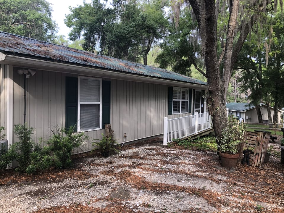 A little slice of heaven is waiting for you!  Wheelchair accessible ramp 