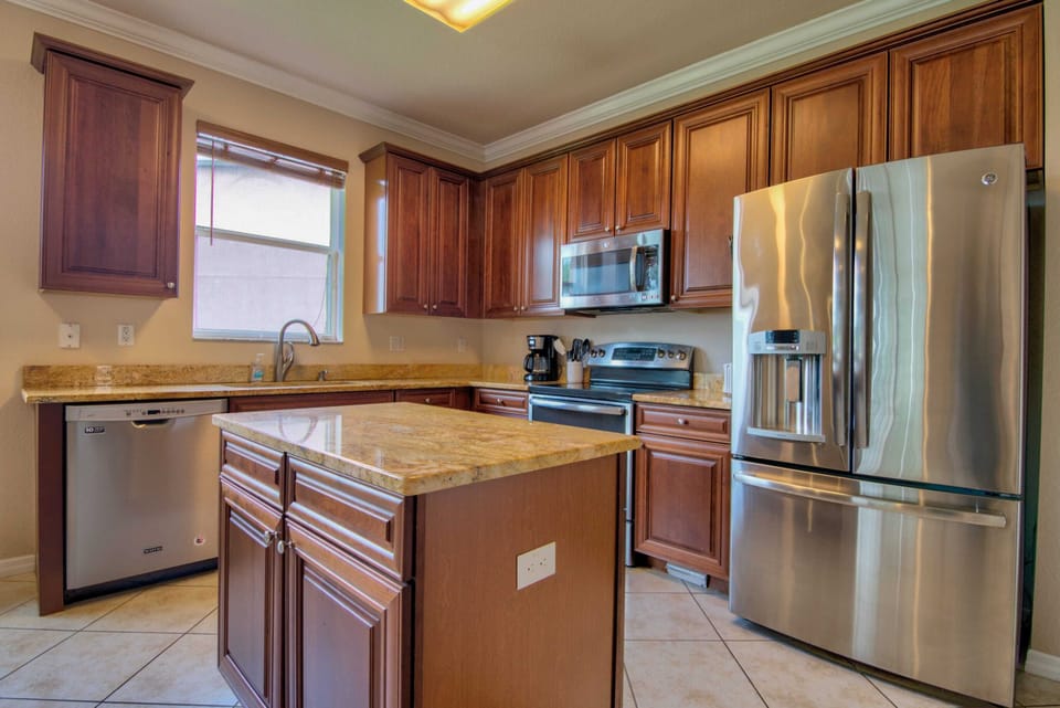 There is an Island and Tons of Counter Space in the Kitchen to Make Some Wonderful Meals!