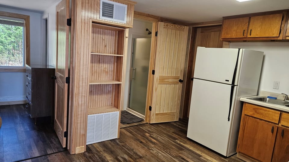 Kitchen Pantry Shelves & Bathroom