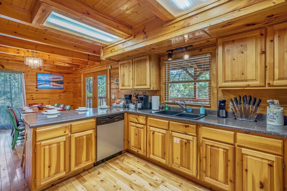 Plenty of counter space to prepare meals, snacks, and late-night treats during your stay. 