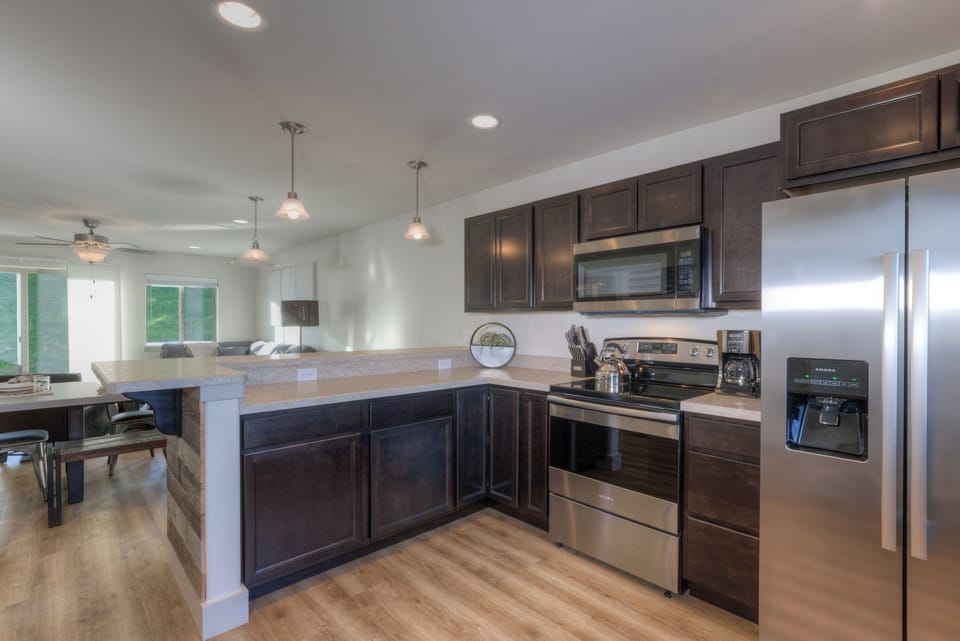 Ample counter space for meal prep | Main Level