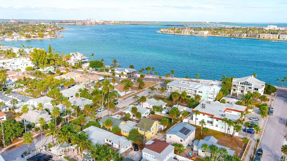 Go Fishing on The Pass-a-Grille Way Bay just 3 houses down from the StarFish Bungalow!