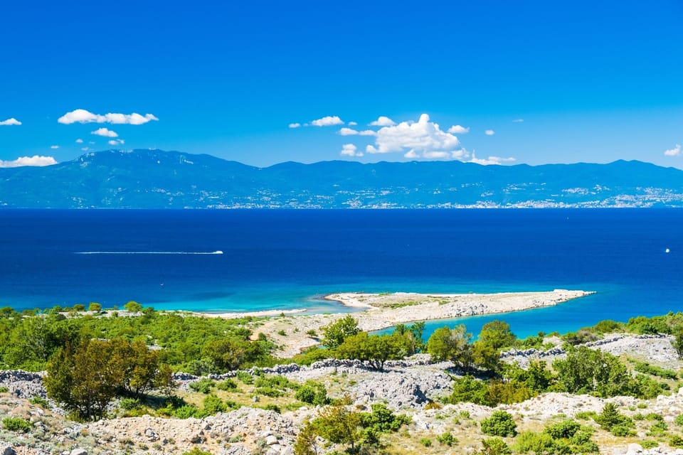 Coast of the island of Krk