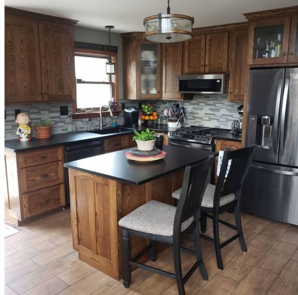 A cooks dream kitchen, fully equipped
